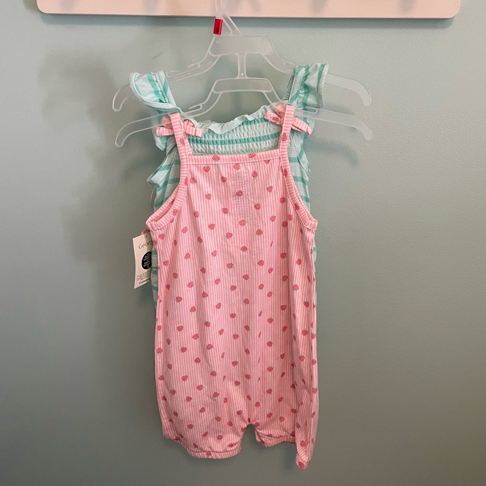 George 2 Pack Rompers - Picture 5 of 6